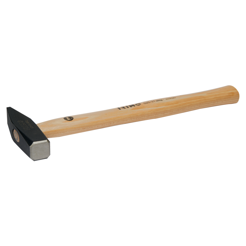 Martillo de ingeniería alemán con mango de madera