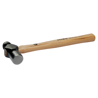 Martillo de bola con mango de madera