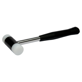 Maza con boca de nailon y mango de metal