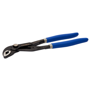 Tenacilla articulada con botón de liberación rápida