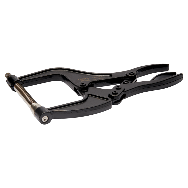 Mordaza grip fosfatada con husillo ajustable de 0-32 mm