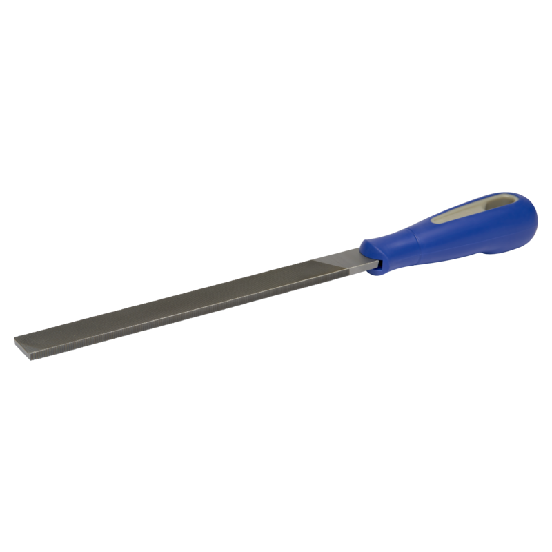 Lima plana con picado doble entrefino y cantos paralelos