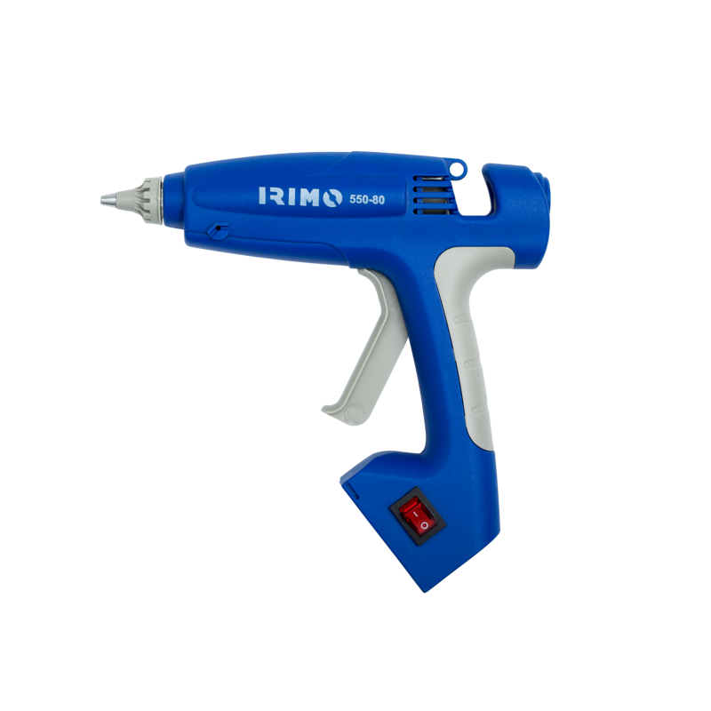 Pistola para pegamento con 12 barras de pegamento y boquillas