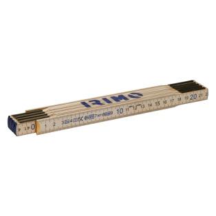 Regla plegable de madera