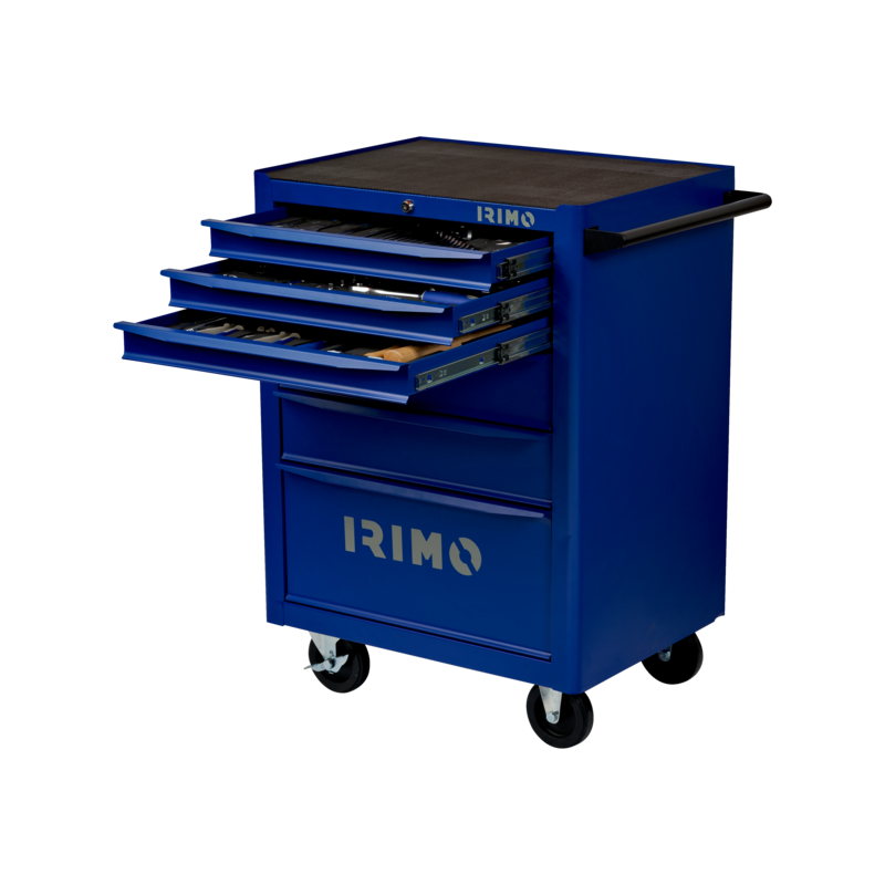 Carro con 6 cajones de 26" y 206 herramientas en 3 foams