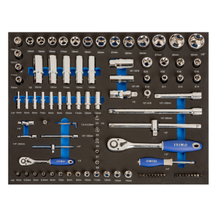 Vasos y puntas en foam 3/3 (94 piezas)