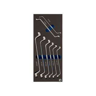 Llaves de estrella de dos bocas en foam 1/3 (8 piezas)