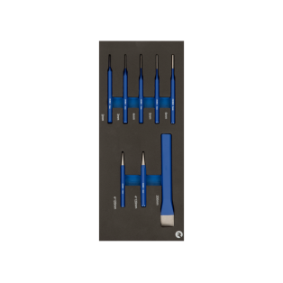 Botadores y cinceles en foam 1/3 (8 piezas)