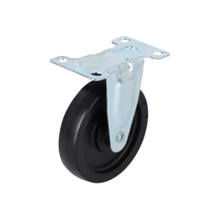 Dos ruedas fijas delanteras de 100 x 20 mm para la plataforma para transportador 9063HT150