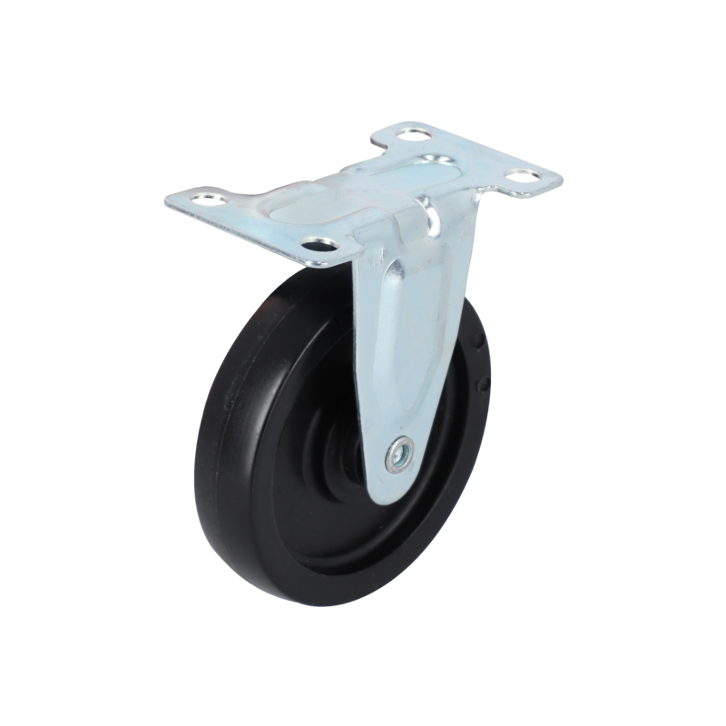 Dos ruedas fijas delanteras de 100 x 20 mm para la plataforma para transportador 9063HT150