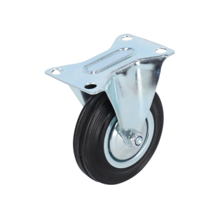 Dos ruedas fijas delanteras de 125 x 30 mm para para la plataforma para transportador 9063HT300