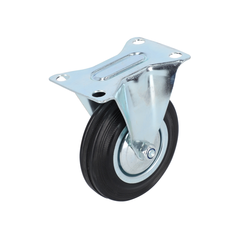 Dos ruedas fijas delanteras de 125 x 30 mm para para la plataforma para transportador 9063HT300