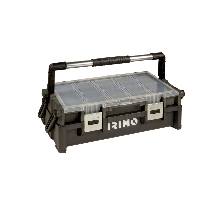 Caja de herramientas de plástico con 2 alturas