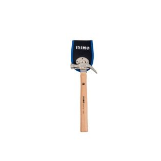 Soporte para martillo con martillo con mango de madera