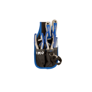 Bolsa de tela con 7 herramientas: juego básico para mantenimiento general