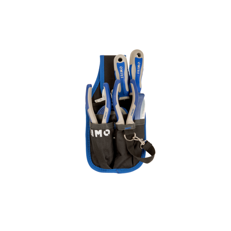 Bolsa de tela con 7 herramientas: juego básico para mantenimiento general