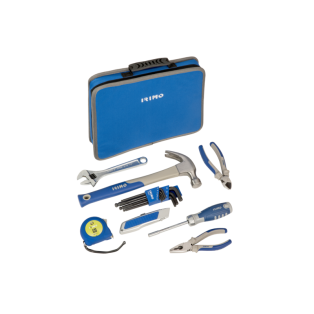 Bolsa plegable de tela con cremallera y 28 herramientas