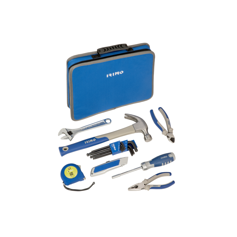 Bolsa plegable de tela con cremallera y 28 herramientas