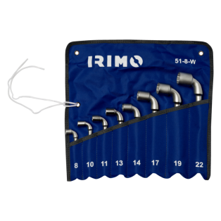 Juego de llaves de tubo de dos bocas 6 × 12 (8 piezas)