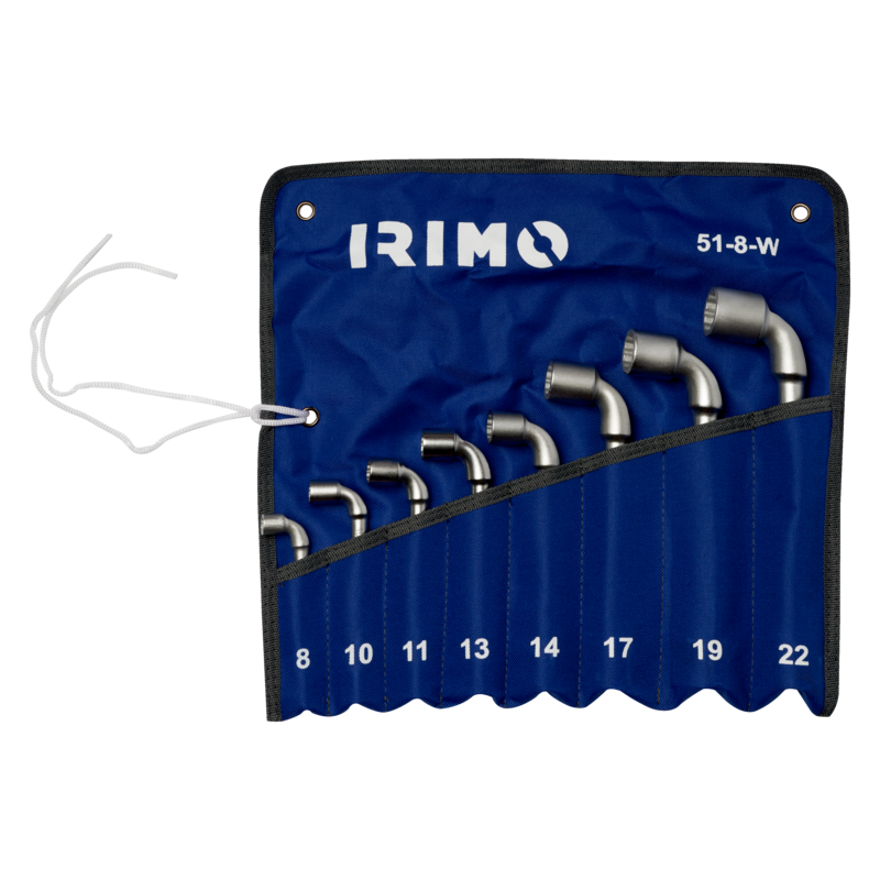 Juego de llaves de tubo de dos bocas 6 × 12 (8 piezas)