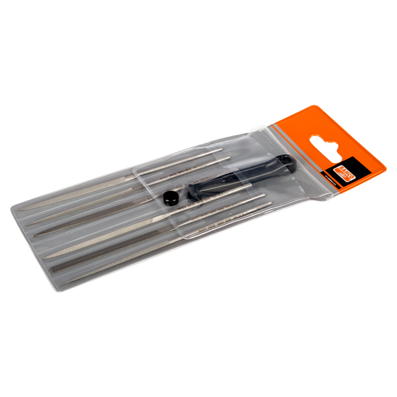 Juego 6 Limas Aguja 14 Cm Fina