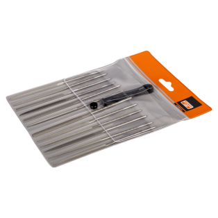 Juego 12 Limas Aguja 14Cm Bast