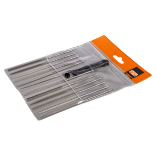 Juego 12 Limas Aguja 14Cm Fina