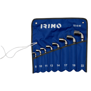 Juego de 8 llaves para tubo hexagonales en estuche