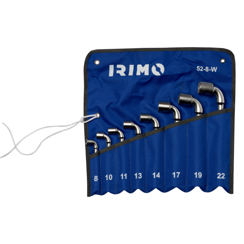 Juego de 8 llaves para tubo hexagonales en estuche