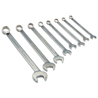 Juego de llaves combinadas extralargas métricas (8 piezas/caja)