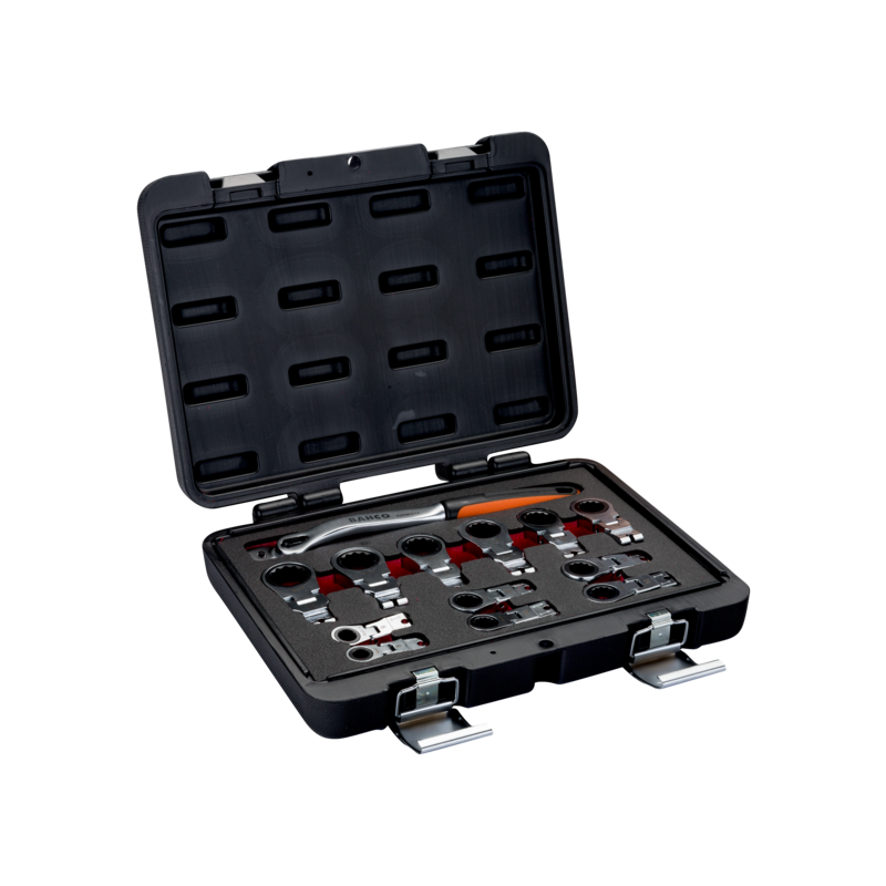 Ratchet Ring Spanner Set