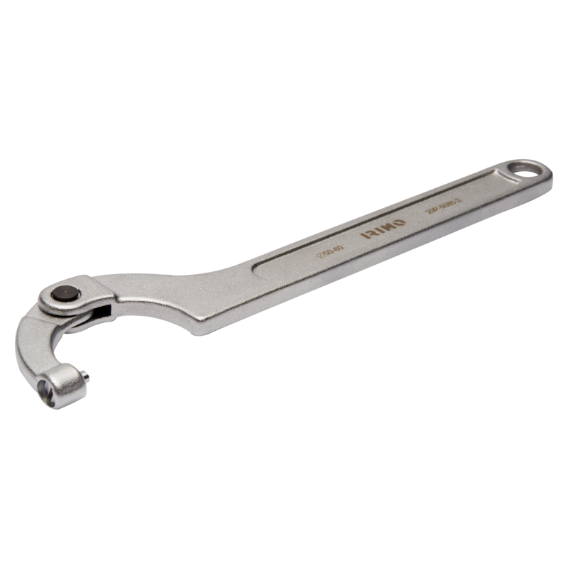 Llave de gancho con pivote intercambiable