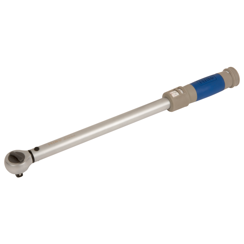 Llave dinamométrica de disparo ajustable de 1" con cabeza fija de carraca