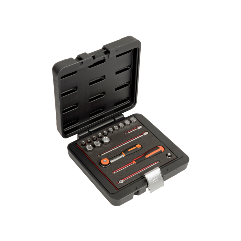 Jgo.Vasos De 1/4"Hex 19 Pzas