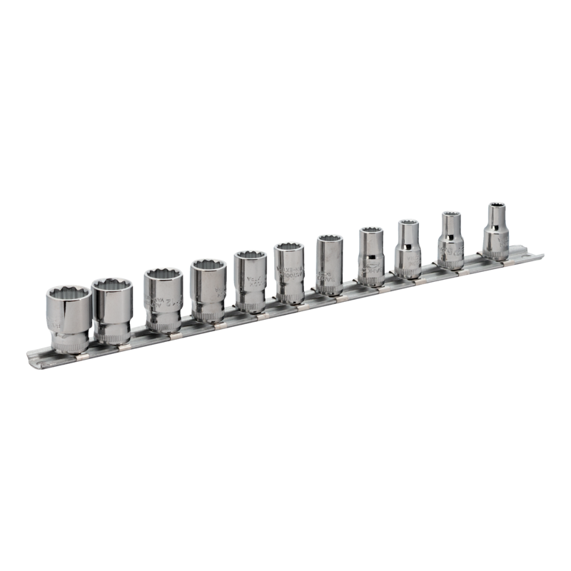 Jgo.Vasos 1/4"B/Est.Regl.11Pzs