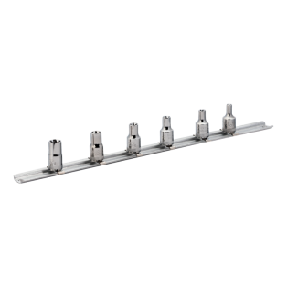 Jgo.Vasos 1/4"Torx Regl.6 Pzas