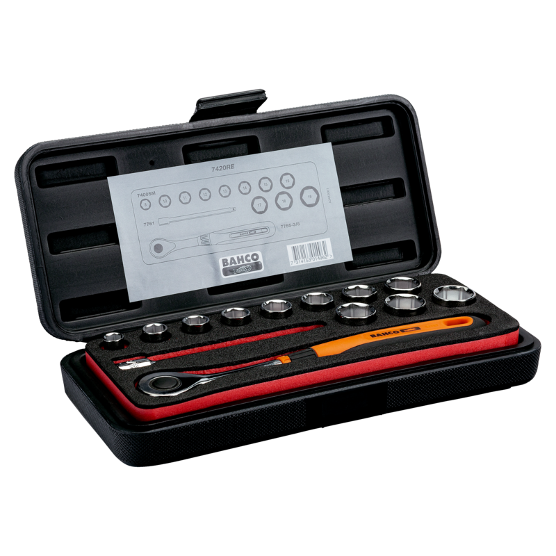 Jgo. Llaves Vaso 3/8