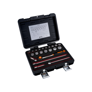 Jgo.Vasos Ä 3/8" 22 Pzas Af