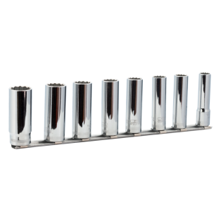 Juego Vasos Largos 3/8 En Rail