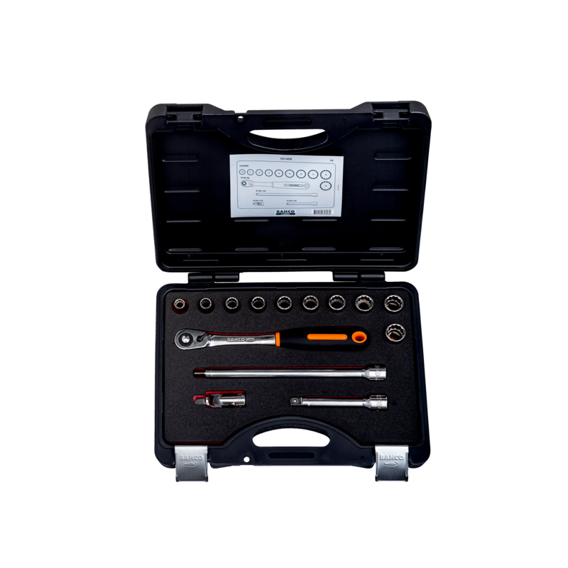 Juego Vasos 1/2" Hex 14P 10-19