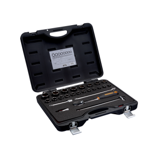 Jgo.Vasos Ä 1/2"Hex.25 Pzas