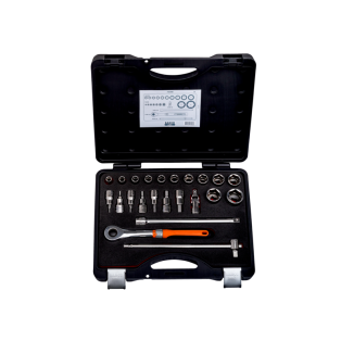 Juego Vasos 1/2" Hex 23P 10-30