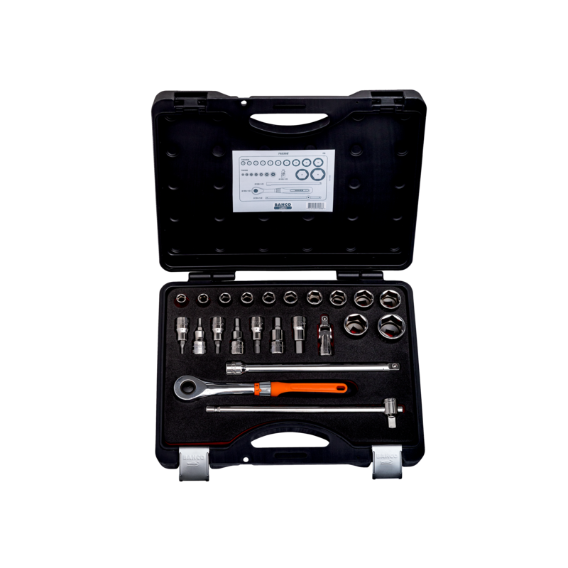 Juego Vasos 1/2" Hex 23P 10-30