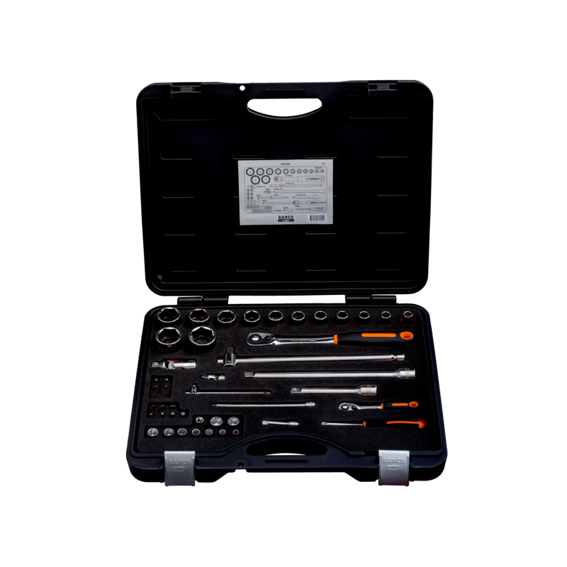 Juego Vasos 1/2"-1/4" Hex. 47P