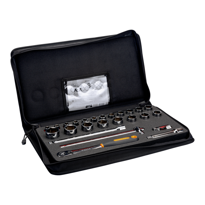 Juego Vasos 1/2" Hex 25 Pzas