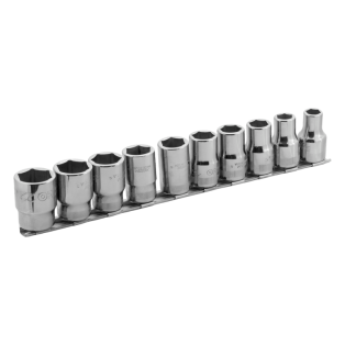 Jgo.Vasos E/Regleta 1/2"10 Pzs