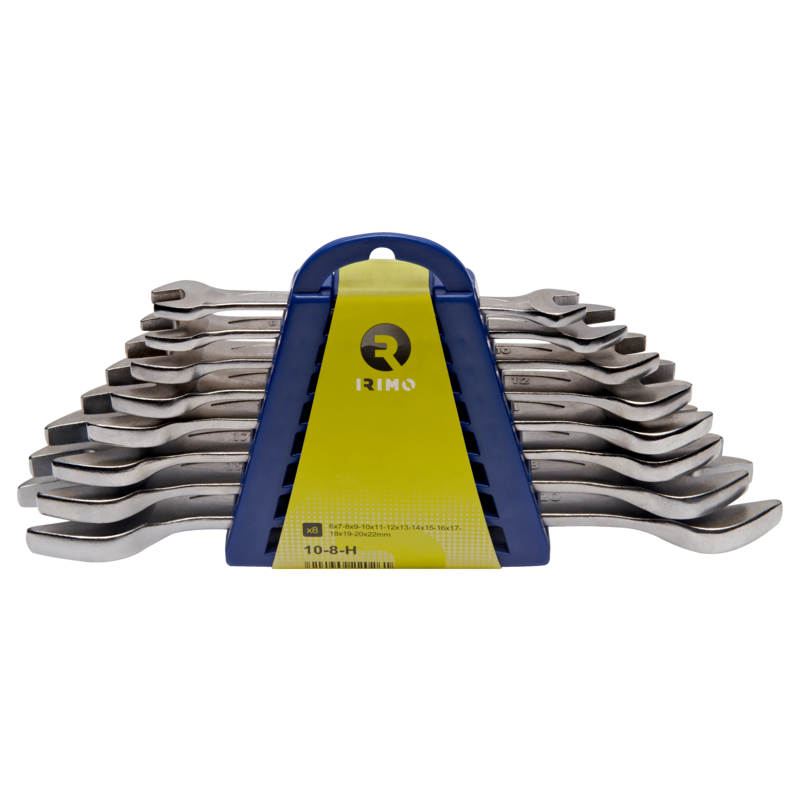 Juego de llaves fijas de dos bocas 6 × 7-20 × 22 (8 piezas)