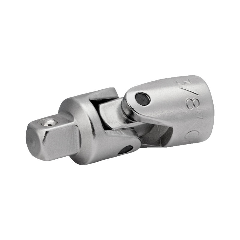 Articulación universal con cuadradillo de 3/8" y acabado mate de 52 mm