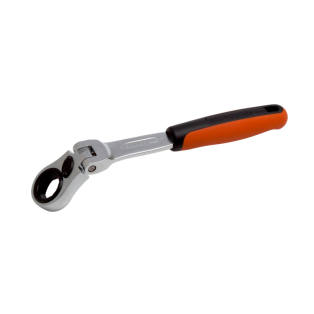 Carraca pasante de 19 mm con 72 dientes y ángulo de acción de 5°.