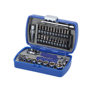 Juego de vasos y puntas de 1/4"